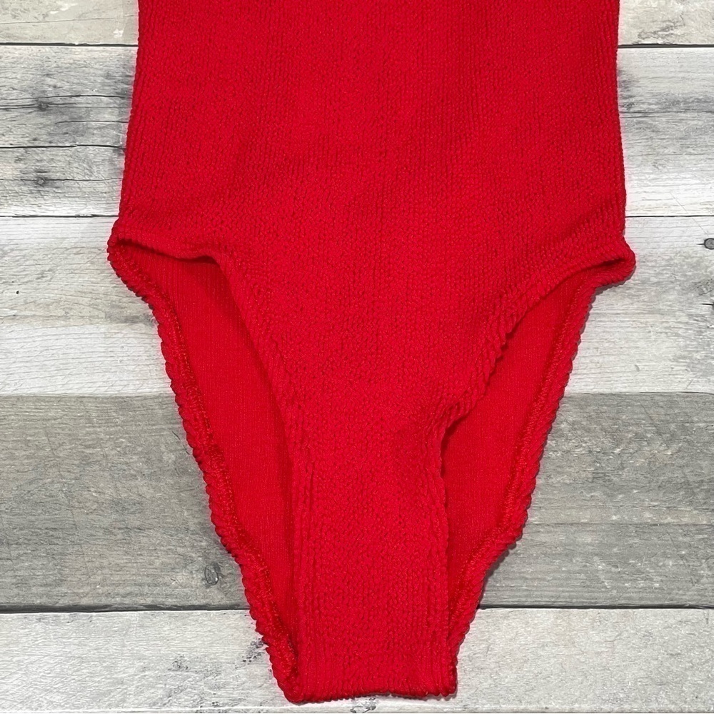 NWOT BOND-EYE THE MARA RIBBED ONE PIECE SWIMSUIT - RED - O/S - Picture 6 of 13